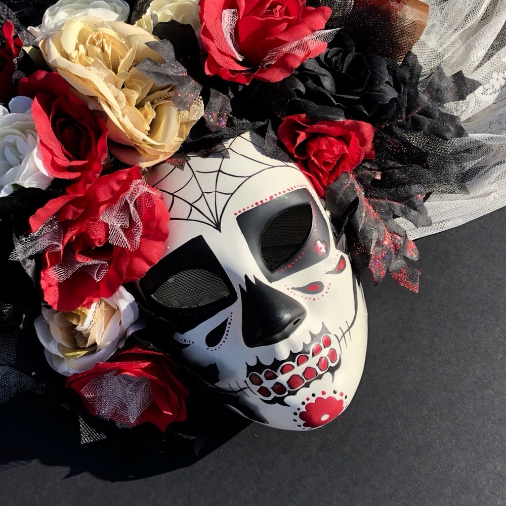 Handpainted Day of the Dead Mask